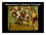 Power Point- Measurement of Abstract Concepts