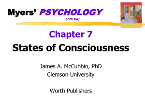 Chapter 7 States of Consciousness II