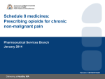 Prescribing opioids for chronic non-malignant pain