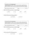 Exit ticket Rational and Squared Numbers