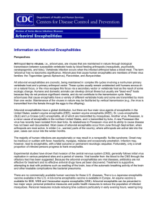 Information on Arboviral Encephalitides