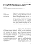 Levels of inbreeding depression over seven generations of selfing in