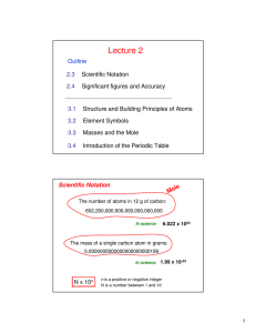 Lecture 2 - TCD Chemistry