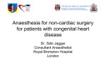 Non-cardiac surgery for patients with congenital heart disease