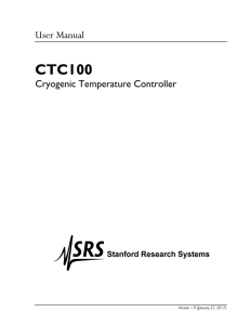 CTC100 - Stanford Research Systems