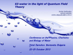 Coherence Domain - Conference on the Physics, Chemistry and