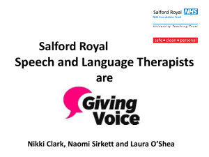 Why campaign? - Royal College of Speech and Language Therapists