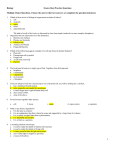 Exam One Practice Questions_answer key