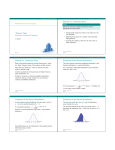 Properties of the Normal Distribution