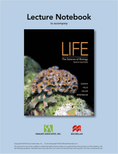 Life: The Science of Biology, 10e