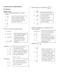 Exponents and Radicals