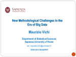 New Methodological Challenges for the Era of Big Data