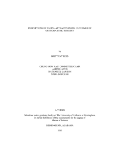 PERCEPTIONS OF FACIAL ATTRACTIVENESS: OUTCOMES OF