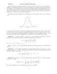 MTH 246 (Normal Probability Distribution) The most important
