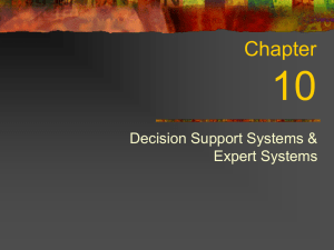 Decision Support and Expert Systems 2 (24)