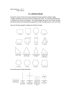 Geometry Review