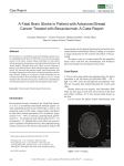 A Fatal Brain Stroke in Patient with Advanced Breast Cancer Treated