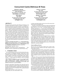 Concurrent Cache-Oblivious B-Trees