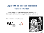 Socially sustainable degrowth as a social