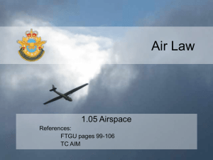 1.05 Airspace - 94 Newmarket Air Cadet Squadron