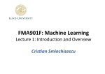 FMA901F: Machine Learning