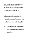 in the development of economic science