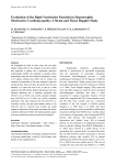 Evaluation of the Right Ventricular Function in Hypertrophic