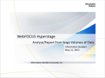 WebFOCUS Hyperstage - Information Builders