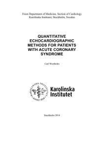 quantitative echocardiographic methods for