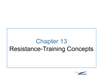 Resistance Training - the Health Science Program