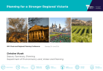 Planning for a stronger regional Victoria