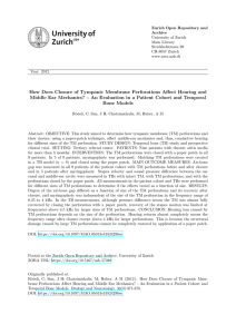 How Does Closure of Tympanic Membrane Perforations