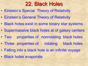 Black Holes PowerPoint
