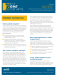 Fact Sheet: Patient Navigation