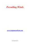 Prevailing Winds www.AssignmentPoint.com Prevailing winds are
