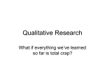 Qualitative Research lecture