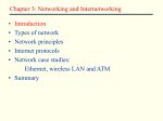 Networking and Internetworking