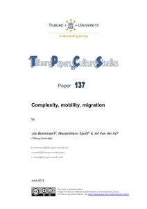 Paper Complexity, mobility, migration