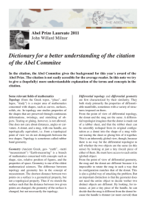 Dictionary for a better understanding of the citation