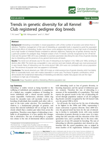 PDF - Canine Genetics and Epidemiology