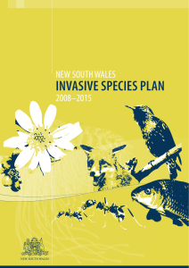 NSW Invasive Species Plan 2008-2015