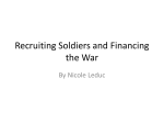 Recruiting Soldiers and Financing the War-6
