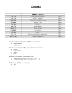 Forensics - North Stonington Public Schools