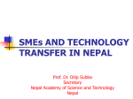 SMEs and Technology Transfer in Nepal