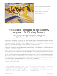 Microscopic Paraseptal Sphenoidotomy Approach for Pituitary Tumors