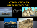 Introduction to Mythology PowerPoint