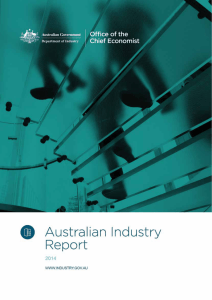 Australian Industry Report, 2014 - Department of Industry, Innovation