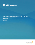 Network Management – Back to the Basics