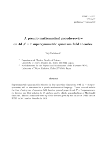 A pseudo-mathematical pseudo-review on 4d N = 2