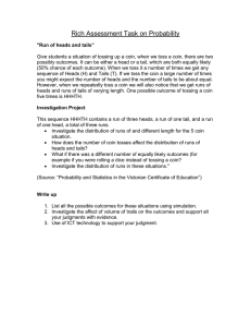 Rich Assessment Task on Probability